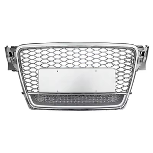 <span class=keywords><strong>Calandre</strong></span> en nid d'abeille noire brillante <span class=keywords><strong>A4</strong></span> S4 Look RS4 Grille de pare-chocs avant avec quattro pour <span class=keywords><strong>Audi</strong></span> <span class=keywords><strong>A4</strong></span> S4 B8 2008 2009 2010 2011 2012 - Product Image 5