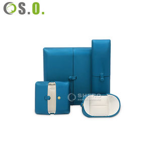 Juego de Cajas de Joyería de Piel Sintética con Logotipo, Venta al por Mayor, Rojo, Gran Venta - Product Image 5