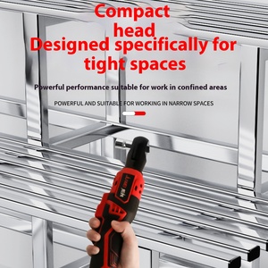 Cờ lê điện công nghiệp 12V, tua vít điện nhanh 90 độ, pin Lithium, mô-men xoắn lớn, sửa chữa ô tô, cờ lê điện 18V - Product Image 3