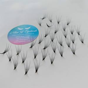 Pestañas Nhu Y Eyelash NY7D Personalizadas 7D/1000 Fans Premade Camellia, Extensiones de Pestañas Naturales Largas de Pelo Sintético, Adhesión Térmica Especial - Product Image 1