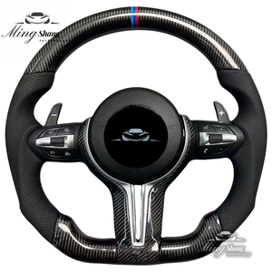Volante Deportivo Negro en Forma de T con Botones, Compatible con <span class=keywords><strong>BMW</strong></span> F10 F30 E60 E90 F35 F22 F32 X2 X3 X4 X5 X6 M1 M2 M3 M4 M5 M6 - Product Image 1