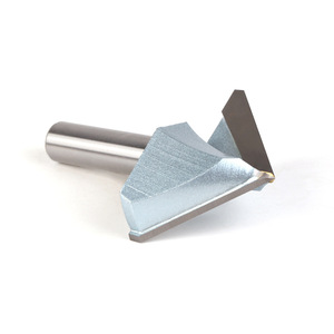 Fresa per Legno in Carburo da 1/2 Pollice 12mm con Gambo a 90 Gradi, Punta a V per Fresatrice, Utensili per Incisione e Intaglio - Product Image 4