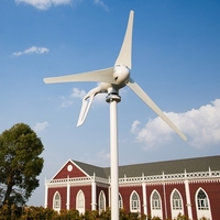 Générateur éolien à faible vitesse de démarrage 2kW 3kW 5kW 24V 48V 96V pour toit de maison, balcon, zone rurale isolée