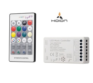 Hoion DC5-24V <span class=keywords><strong>RF</strong></span> RGB RGBW dải ánh sáng điều khiển từ xa âm thanh DJ DESCO âm nhạc <span class=keywords><strong>Led</strong></span> điều khiển - Product Image 5
