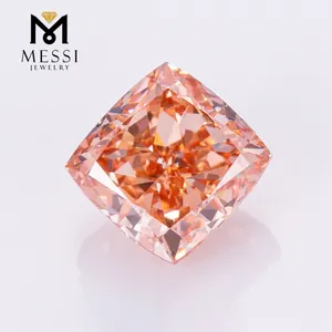 Messi Jewelry certificato AGL 2.0ct VVS1 taglio cuscino CVD diamante sciolto Fancy Pink Lab Grown Diamond