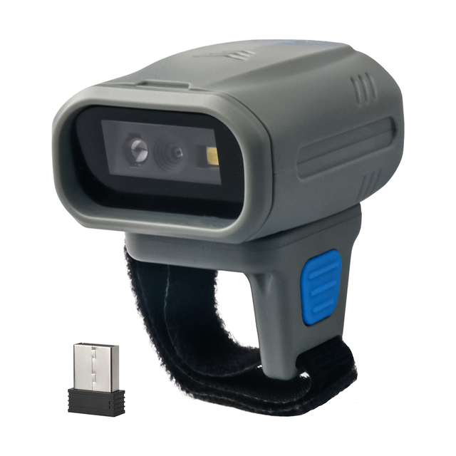 Xkancode Wearable Ring Wireless Barcode Scanner 2D Image  Portable Cordless BT 2.4G Barcode Reader
