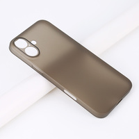 Étui mince mat pour iPhone 16 Pro Max Plus 0.5mm PP mince couverture mobile pour 14 pour 15 Pro Max étui pour iPhone 16 Pro Max couverture