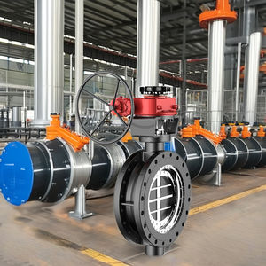 Chemical Type Double Flange <strong>Butterfly</strong> <strong>Valve</strong> Carbon Steel - Product Image 2