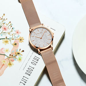 ファッションステンレスバンド防水クォーツトレンドギフトゴールドウーマンウォッチ - Product Image 6