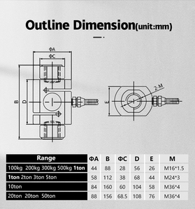 센서 미니 <span class=keywords><strong>S</strong></span> 타입 로드셀 인장 및 압축 로드셀 센서 로드셀 센서 - Product Image 4