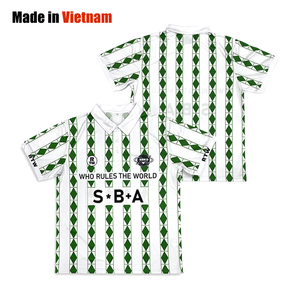 Uniforme de Fútbol Clásico Personalizado Unisex, Sublimado, para Club o Equipo, Camisetas de Fútbol Retro de Manga Corta y Transpirables - Product Image 1