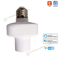 Support de lampe LED Tuya E27, interrupteur WiFi, adaptateur de télécommande pour ampoule intelligente, fonctionne avec la commande vocale Alexa Google Home