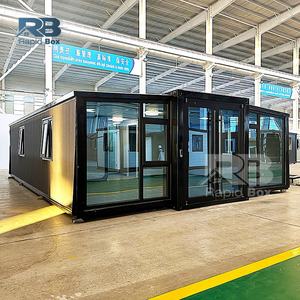 高級ヴィラ 即設リビング 2・3・4ベッドルーム モバイルホーム プレハブ式 20ft 30ft 40ft 拡張可能コンテナハウス トイレ付き - Product Image 1