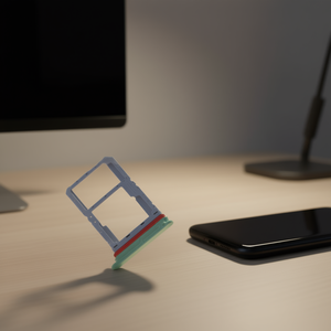 Tiroir double carte SIM vert pour Realme 12 5G – Accessoire de téléphone portable - Product Image 3