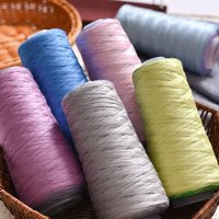 Fil à tricoter en Tencel dégradé de 200g, tricoté et tissé à la main, pour tricoter des pulls, des accessoires de décoration intérieure, etc.