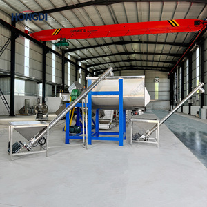 เครื่องผสมแบบสกรูลำเลียงแนวนอนพร้อมมอเตอร์ AC ขนาด 500 ลิตร  แบบริบบิ้นคู่  สแตนเลส  พร้อมระบบกวนอัตโนมัติ - Product Image 6