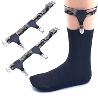 LK Fashion – Chaussettes unisexes en polyester au design classique et sexy, avec jarretelles élastiques antidérapantes et boucle en fer pour usage quotidien