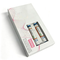 Boîte cadeau cosmétique de luxe personnalisée en carton gaufré avec fermeture magnétique et fenêtre pour stylo injecteur – Emballage et marque