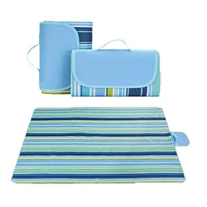 Groothandel Draagbare Camping Strand Picknick Mat Waterdicht Tapijt Deken, Deken Zand Vrij Strand Mat Voor Camping Picknick