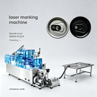 Macchina per marcatura laser alluminio per tappi a strappo di lattine di bevande, conforme alla codifica completa del prodotto Chestny Znak