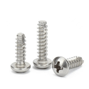 Factory Price High Quality <b>Galvanized</b> Cross Recessed M2 M2.3 M2.5 M2.6 M2.8 M3 M3.5 M4 M5 Cutting Tail Pan Head Tapping <b>Screw</b> - Product Image 4