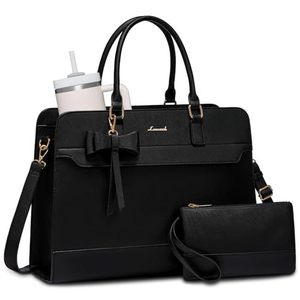 Bolso Tote de Lujo para Mujer con Logotipo Personalizado, Juego de 2 Piezas, Gran Capacidad, Diseño Color Block, Bolso de Hombro Elegante con Lazo - Product Image 4