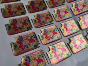 Tùy Chỉnh Thương Hiệu Thương Hiệu 3D Sticker Không Thấm Nước Epoxy Nhãn Nhựa 3D Dán Pha Lê Với 3M Ủng Hộ Dính Tự Dính - Product Image 2