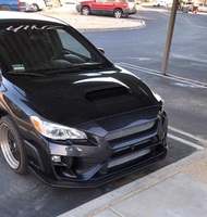 Kit carrosserie pour Impreza WRX 2015-2020, nouveau pare-chocs avant et arrière renforcé en fibre de carbone avec découpes pour feux antibrouillard, fixation par vis.