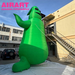 Monstruo Verde Inflable de Dibujos Animados, Fantasma Inflable Personalizado para Halloween, Accesorio para Festivales Comunitarios, Figuras Gigantes de Películas de Terror - Product Image 4