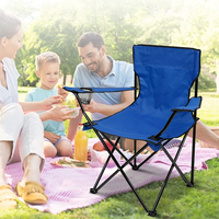 Chaise pliante d'extérieur, chaise de camping avec porte-bouteille, chaises de pique-nique en tissu Oxford, chaises portables de plage et de pêche, chaise d'extérieur