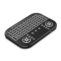 Clavier sans fil rétroéclairé 2,4 G A8 MINI, souris aérienne sans fil double mode BT avec pavé tactile, télécommande I8 A8, claviers rétroéclairés