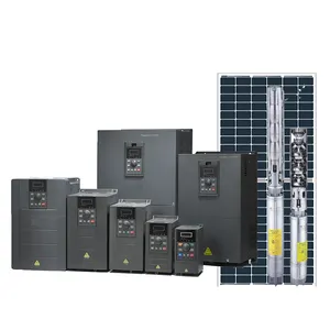 0.75kw~450kw solar drive hybrid DC and AC input 0~300HZ MPPT solar drilling deep well submersible pump controller