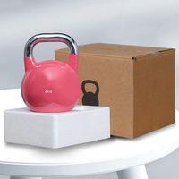 Kettlebell en fonte peinte portable pour entraînement de musculation à domicile, vente en gros