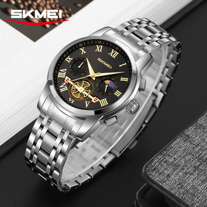 Reloj de Lujo para Hombre con Logotipo Personalizado OEM, Etiqueta Privada, Resistente al Agua 3ATM, Manecillas Luminosas, Movimiento Japonés, Caja Dorada, Montre Pour Hommes - Product Image 2