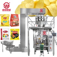Machine d'Emballage Verticale Forme-Remplissage-Scellage (VFFS) Entièrement Automatique pour Noix, Aliment pour Animaux, Bonbons Banane, Snacks, Granulés sous Azote et Chips de Pommes de Terre