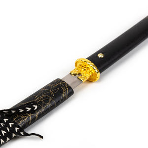 Set de Accesorios de Cosplay del Fantasma de Yotei - Espada Katana Japonesa y Bastón Dorado Bo |   Cuchilla Decorativa Coleccionable para Fanáticos de Videojuegos - Product Image 4