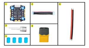 Venta Caliente JHEMCU EM-45A 50A Bluejay Bluebird 20*20MM DSHOT ESC Cuatro en Uno Sin Escobillas 2-6S de Plástico con Certificación CE y en Stock - Product Image 6