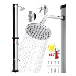 Cyen - <span class=keywords><strong>Ducha</strong></span> <span class=keywords><strong>Solar</strong></span> <span class=keywords><strong>de</strong></span> 38L en Oferta, Cuerpo <span class=keywords><strong>de</strong></span> PVC Plateado, <span class=keywords><strong>Ducha</strong></span> <span class=keywords><strong>de</strong></span> Jardín, <span class=keywords><strong>Ducha</strong></span> <span class=keywords><strong>de</strong></span> Piscina, <span class=keywords><strong>Ducha</strong></span> <span class=keywords><strong>Solar</strong></span> para Exteriores - Product Image 2