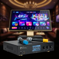 Système audio KTV domestique professionnel CK12 en bois, ensemble de haut-parleurs coaxiaux 2.1 de qualité supérieure, audio haute résolution pour karaoké et cinéma. OEM/ODM