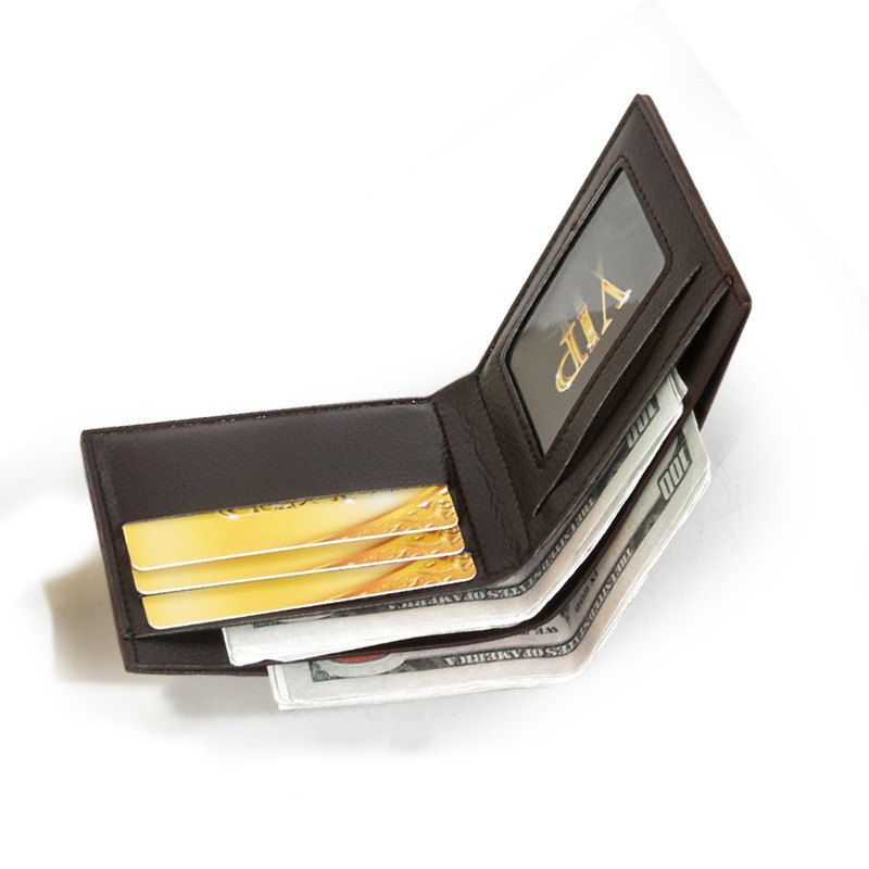 Недорогие мужские кошельки по заводской цене, однотонный стильный кошелек для образцов, мужской держатель для карт, качественный кожаный мужской кошелек от известного бренда