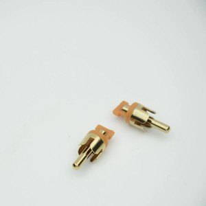 หัวต่อ RCA ชุบเคลือบแบบขายส่ง หัวเสียบ RCA ตัวผู้ อะแดปเตอร์สายวิดีโอ/เสียง หัวต่อสายเสียง <span class=keywords><strong>AV</strong></span> ปลั๊ก RCA คุณภาพสูง - Product Image 3