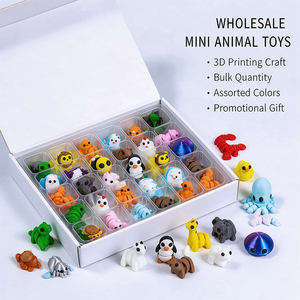 Mini Statues d'Animaux Imprimées en 3D avec Articulations Mobiles, Figurines Réalistes à Collectionner pour Adultes, Décoration de Bureau à Domicile - Product Image 6