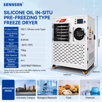 Pengering Beku Minyak Silikon dengan Sistem Penghenti untuk Liofilisasi Biologik