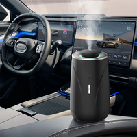 CNUS X3Alu Diffuseur d'air portable rechargeable pour voiture Aroma d'huile essentielle d'aromathérapie de type-c sans eau en aluminium avec lumière LED