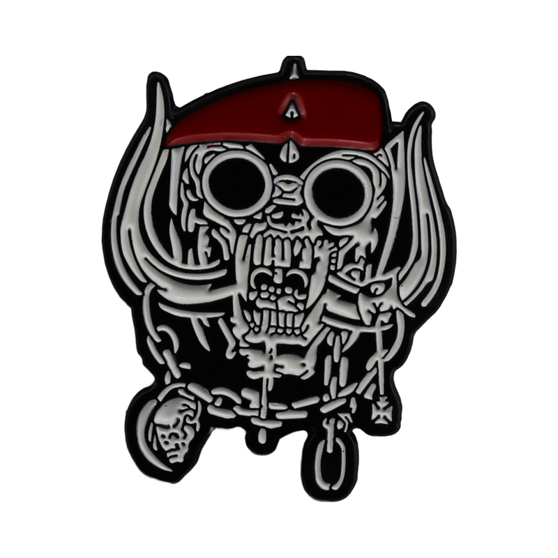 Gothic Steampunk Metal Enamel Casting Pin