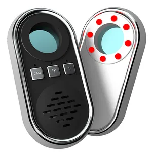 S200 Hidden Camera Detector Anti Spy Camera Finder Alarm Mode LED Infrared Scanning Travel Size Hotel Indoor Camera Detector