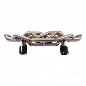 Système d'échappement Catback en alliage de titane pour <span class=keywords><strong>Porsche</strong></span> <span class=keywords><strong>718</strong></span> GT4 RS 4.0L 2020-2024, silencieux Valvetronic, son de course, Scan <span class=keywords><strong>100</strong></span>% Bolt-on - Product Image 1