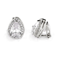 Boucles d'oreilles en diamant classiques de style coréen, forme goutte d'eau, huit cœurs, huit flèches, pour mariage, fête, usage quotidien, en zircon