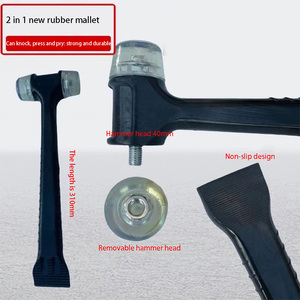 <span class=keywords><strong>Marteau</strong></span> d'installation 2 en 1 <span class=keywords><strong>Marteau</strong></span> en caoutchouc Carrelage de sol Carrelage Portes et fenêtres Installation Pelle en plastique Bande de colle à coudre - Product Image 5