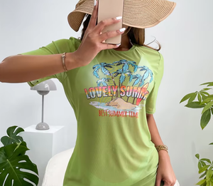 Nuevos Bikinis Deportivos TKS para Niñas, <span class=keywords><strong>Camiseta</strong></span> de Verano con <span class=keywords><strong>Protección</strong></span> <span class=keywords><strong>Solar</strong></span>, Conjunto de Bikini de 3 Piezas, Traje de <span class=keywords><strong>Baño</strong></span> Sexy - Product Image 3